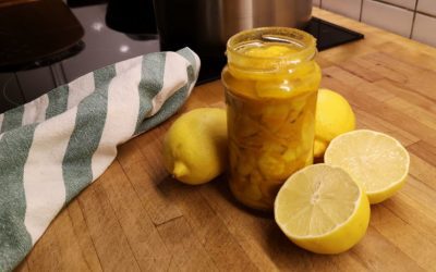 Fermentowany imbir z kurkumą i sokiem z cytryny
